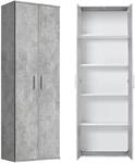 mokebo Schrank in Grau Der Lange Mehrzweckschrank Allzweckschrank oder