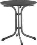 Sieger Klapptisch Rund Grau/Eisengrau 68 cm x 68 cm