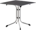 Sieger Boulevard-Klapptisch 80 x 80 cm mit vivodur-Tischplatte Graphit