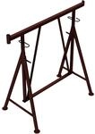 Schake Faltger&uuml;stbock Compact S 1,2 m x 1,75 m Braun