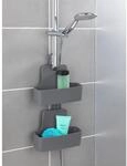 Wenko Duschcaddy Barcelona Anthrazit Kunststoff (TPE) 26 x 24 x 9 cm Anthrazit