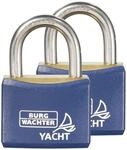 Burg-W&auml;chter Vorhangschloss-Set Duo 460 40 SB Edelstahl