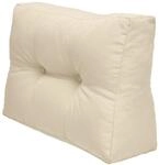 Beautissu ECO Elements Palettenkissen Seite 60x40x20cm Natur