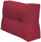 Beautissu ECO Elements Palettenkissen Seite 60x40x20cm Rot