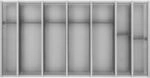 Ninka Cuisio Besteckeinsatz f&uuml;r Legrabox473x935x55mm Kunststoff Graphit
