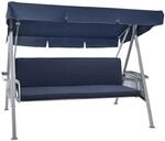 Beautissu Loft HS Hollywoodschaukelauflage 180x50cm Dunkelblau