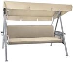 Beautissu Loft HS Hollywoodschaukelauflage 180x50cm Natur