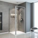 Schulte ExpressPlus Set Duschkabine mit Dreht&uuml;r Sunny mit Duschwanne 180x90cm