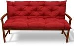 Beautissu Flair BR Bankauflage 180x50cm Rot