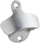 Relaxdays Wandflaschen&ouml;ffner 2er Set Metall Zur Wandmontage 7,5 cm x 6,5 cm x 3 cm