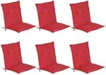 Beautissu Loft NL Niederlehner 100x50x6cm Rot 6tlg