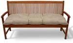 Beautissu Flair BK Bankpolster 150x50x8cm Natur