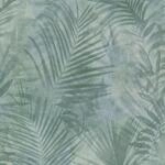 Bricoflor Wasserfarben Tapete mit Palmenbl&auml;ttern Exotische Tapete mit Farn Design