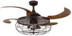 BEACON Deckenventilator Fanaway Industri Bronze 122 cm mit Beleuchtung und
