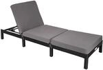 Tectake Rattan Sonnenliege Sofia Widerstandsf&auml;hig Uv Best&auml;ndig 196 x 66 x 27 cm