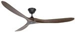 CASAFAN Energiespar Deckenventilator mit Fernbedienung Eco Genuino Matt Schwarz -