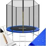 Tectake Trampolin Garfunky &Oslash; 244 cm &nbsp; Gs Zertifiziert Mit Sicherheitsnetz 244 x