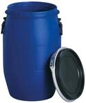 Kunststoff-Weithalsfass 60 L Blau,ebensmittelecht mit UN-Kennzeichnung