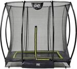 EXIT Silhouette Bodentrampolin 153 cm x 214 cm mit Sicherheitsnetz Schwarz