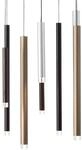 Brilliant LED-Pendelleuchte Cembalo 8er Braun
