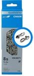 Shimano HG71 Kette 116 Glieder 6-8 Fach mit Quick Link
