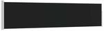 vidaXL Ausziehbare Seitenmarkise 120&times;500 cm Schwarz 48388