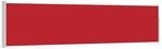 vidaXL Ausziehbare Seitenmarkise 120&times;500 cm Rot 48391
