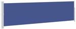 vidaXL Ausziehbare Seitenmarkise 140&times;500 cm Blau 48396