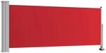 vidaXL Ausziehbare Seitenmarkise 100x300 cm Rot 48342