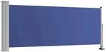vidaXL Ausziehbare Seitenmarkise 100x300 cm Blau 48341