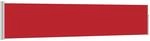 vidaXL Ausziehbare Seitenmarkise 100&times;500 cm Rot 48385