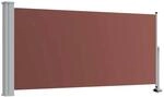 vidaXL Ausziehbare Seitenmarkise 120x300 cm Braun 48343