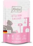 Mjamjam Nassfutter Quetschie Saftiges Huhn und Wildlachs 125 g