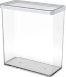 Rotho Dose Loft Premium Rechteckig 3,2, Wei&szlig;-Transparent
