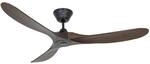CASAFAN Energiespar Deckenventilator mit Fernbedienung Eco Genuino Matt Schwarz -