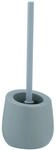 Wenko WC-Garnitur Badi Blaugrau Keramik, 13.5 x 38 x 13.5 cm Blau
