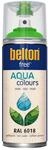 Belton Free AQUAcolours Buntlack RAL 6018 Gelbgr&uuml;n matt 400 ml