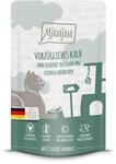 Mjamjam Nassfutter Quetschie Kalb & Truthahn an Leckeren M&ouml;hrchen 125 g