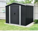 Pergart Ger&auml;tehaus Dresden II 106 Schiefer-Creme 301 cm x 174 cm x 214 cm