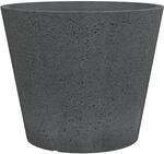 Scheurich Pflanzgef&auml;&szlig; C-Cone &Oslash; 39 cm Stony Black