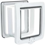 Trixie 4-Wege Freilauft&uuml;r XXL mit Tunnel 24 &times; 28 cm Wei&szlig;