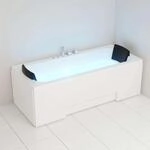 Tronitechnik Whirlpool Badewanne Ios 170Cm X 75Cm Inkl Sp&uuml;lfunktion Hydromassage Und