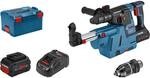 Bosch Professional Akku-Bohrhammer GBH 18V-26 mit 2x 5.5 Ah Akkus in L-Boxx