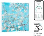 Klarstein Wonderwall Air Art Smart Infrarotheizung 60x60 cm 350 W Wandinstallation