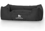 Knuffelwuff Hundebett Finlay Nylongewerbe M-L 85 x 63cm Schwarz