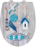 Wenko WC-Sitz Beach High Gloss aus Thermoplast