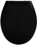 Wenko WC-Sitz Kos Easy Close aus Thermoplast Schwarz