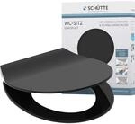 Sch&uuml;tte WC-Sitz Duroplast Slim Black mit Absenkautomatik und Schnellverschluss