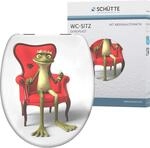 Sch&uuml;tte WC-Sitz Frog King Duroplast mit Absenkautomatik