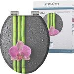 Sch&uuml;tte WC-Sitz Asia Holzkern mit Absenkautomatik